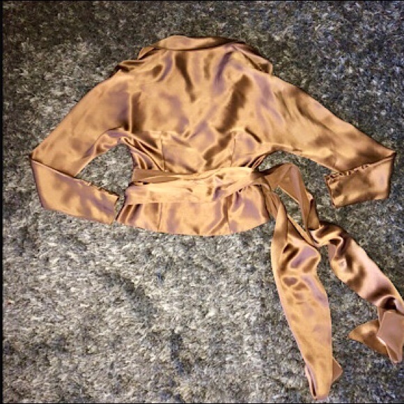 Ralph Lauren Silk Wrap Blouse - Picture 7 of 7